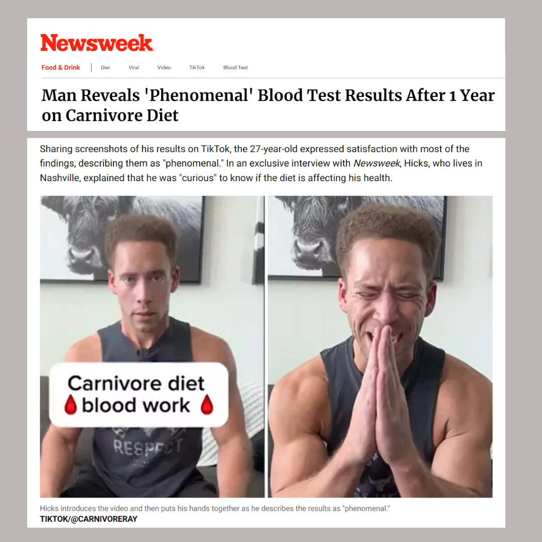 newsweek article about Ray Hicks carnivore diet