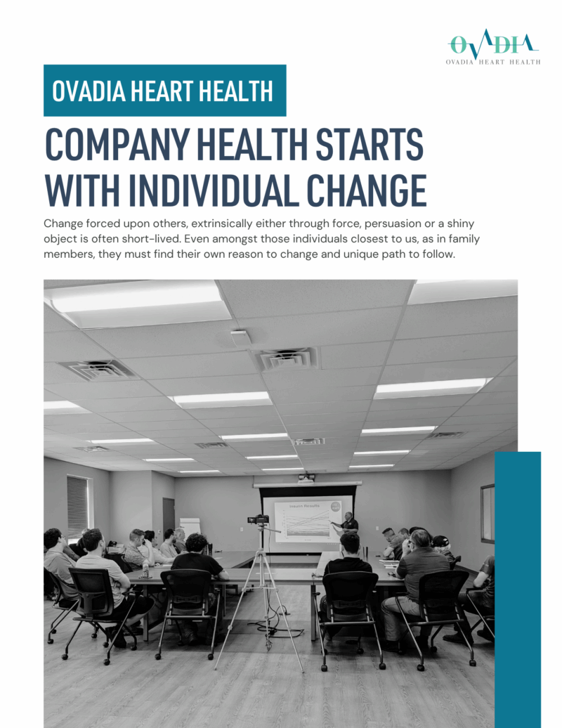 Company Health Starts with Individual Change
