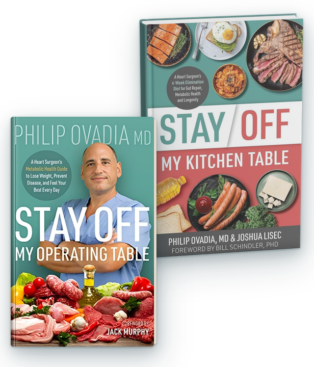 Best-selling books: Stay Off My Operating Table & Stay Off My Kitchen Table